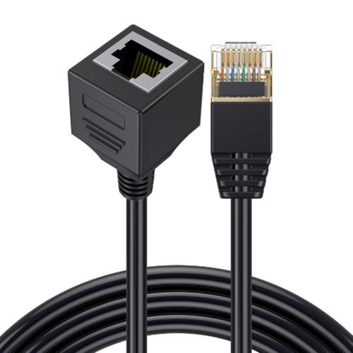 rj45网络8类万兆rj45公母90度数码设备电脑交换机网线延长网线